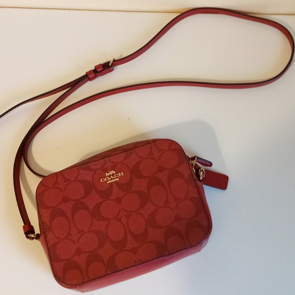 NWOT Red Coach Crossbody Bag